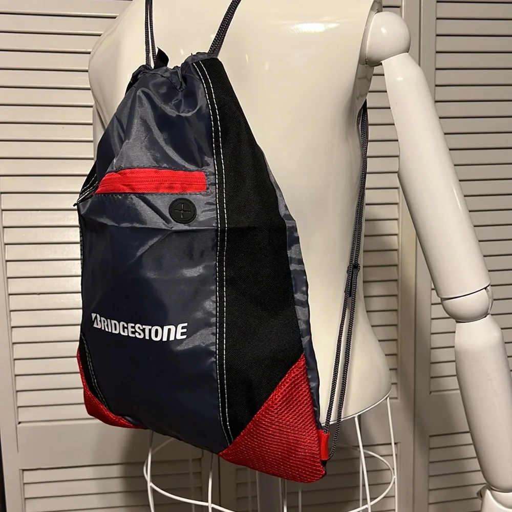 Bridgestone Draw String BackPack in Great Shape new with out tags came from SEMA
